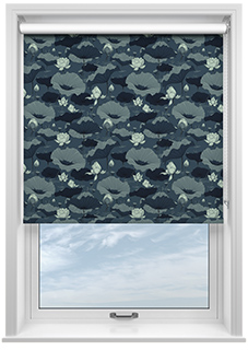 Lotus, Denim - Roller Blind